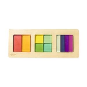 Kiwico Panda Crate Rainbow Block Puzzle